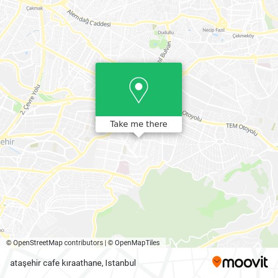 ataşehir cafe kıraathane map