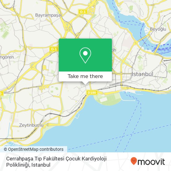 Cerrahpaşa Tıp Fakültesi Çocuk Kardiyoloji Polikliniği map