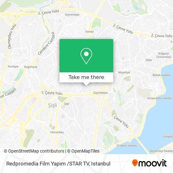 Redpromedia Film Yapım /STAR TV map