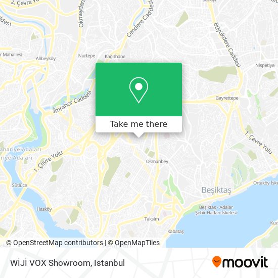 WİJİ VOX  Showroom map