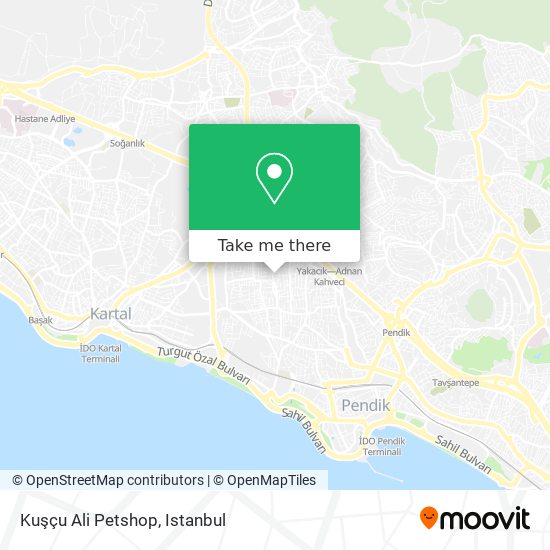 Kuşçu Ali Petshop map