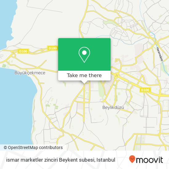 ismar marketler zinciri Beykent subesi map