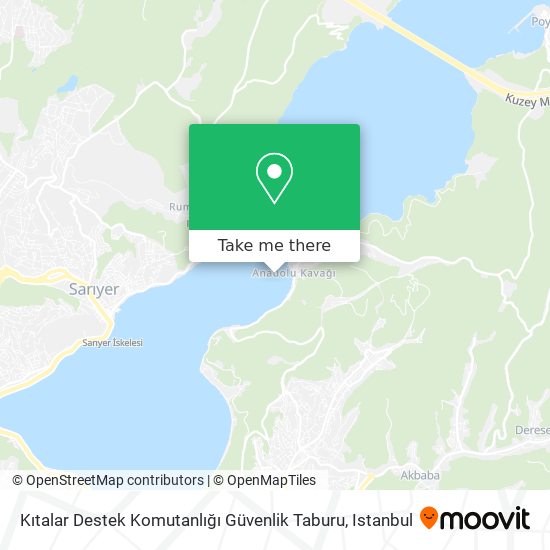 Kıtalar Destek Komutanlığı Güvenlik Taburu map