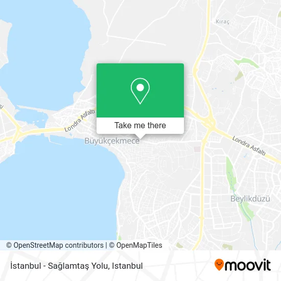 İstanbul - Sağlamtaş Yolu map