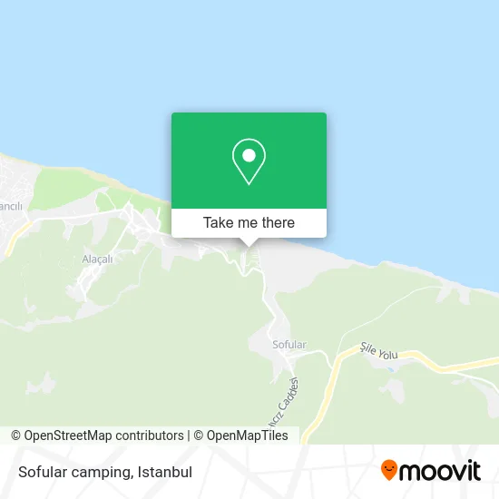 Sofular camping map