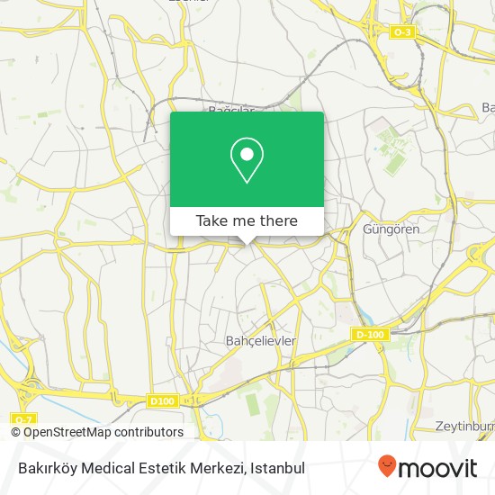 Bakırköy Medical Estetik Merkezi map