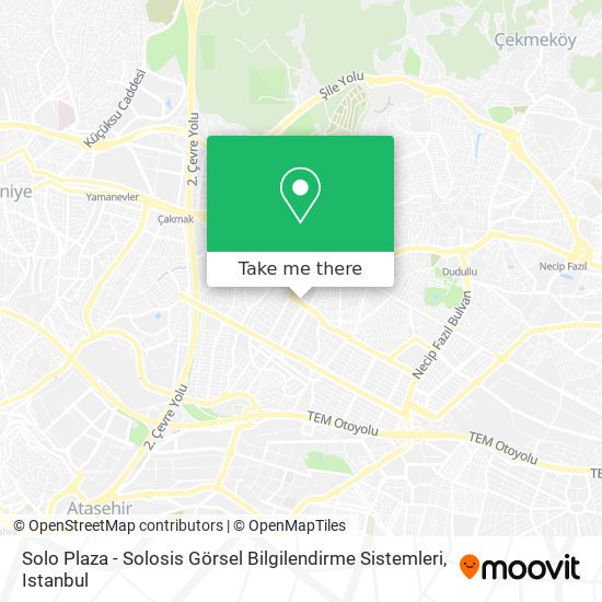 Solo Plaza - Solosis Görsel Bilgilendirme Sistemleri map