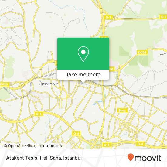 Atakent Tesisi Halı Saha map