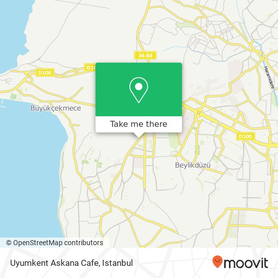 Uyumkent Askana Cafe map