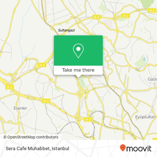 Sera Cafe Muhabbet map