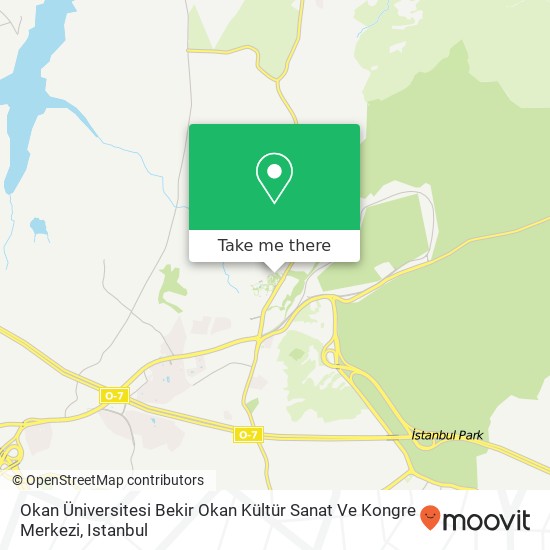 Okan Üniversitesi Bekir Okan Kültür Sanat Ve Kongre Merkezi map