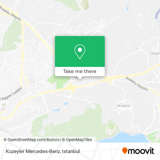 Kuzeyler Mercedes-Benz map