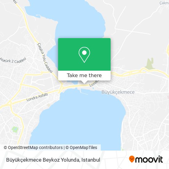 Büyükçekmece Beykoz Yolunda map