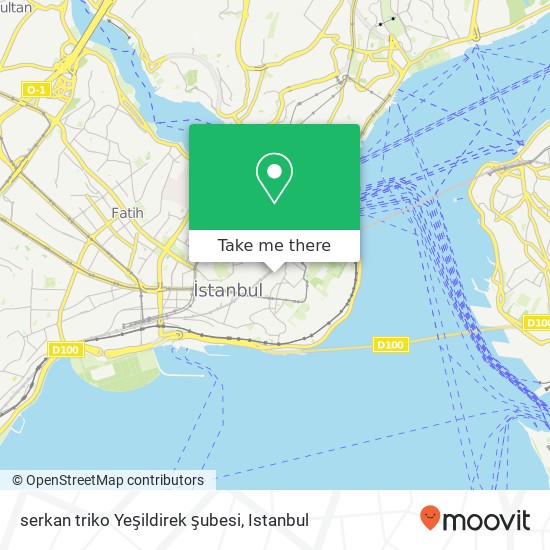 serkan triko Yeşildirek şubesi map