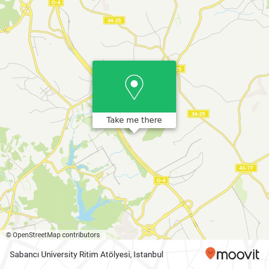 Sabancı University Ritim Atölyesi map