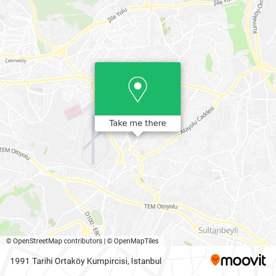 1991 Tarihi Ortaköy Kumpircisi map