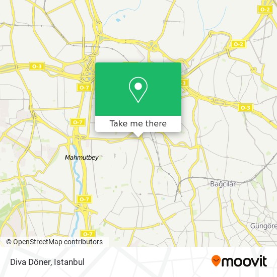 Diva Döner map