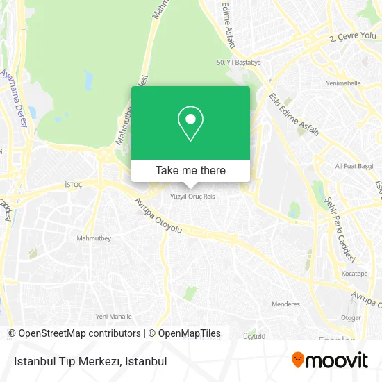 Istanbul Tıp Merkezı map