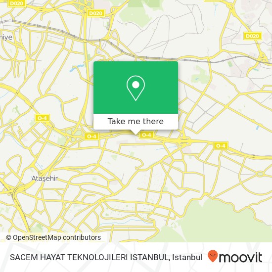 SACEM HAYAT TEKNOLOJILERI ISTANBUL map