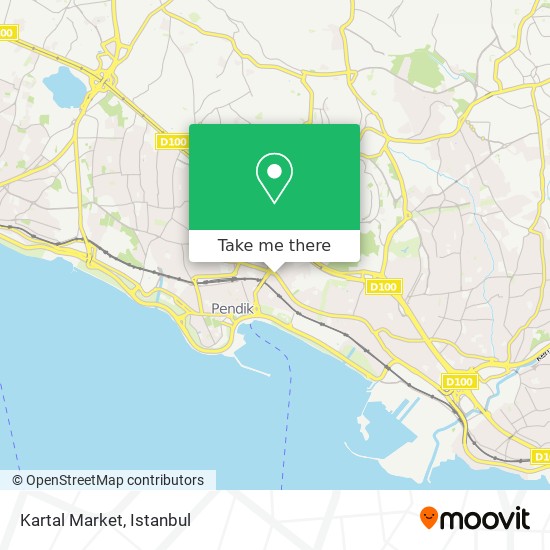 Kartal Market map