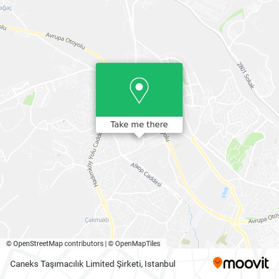 Caneks Taşımacılık Limited Şirketi map