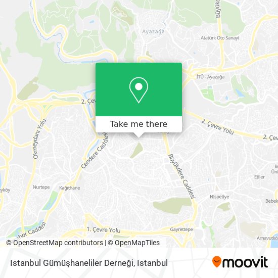 Istanbul Gümüşhaneliler Derneği map
