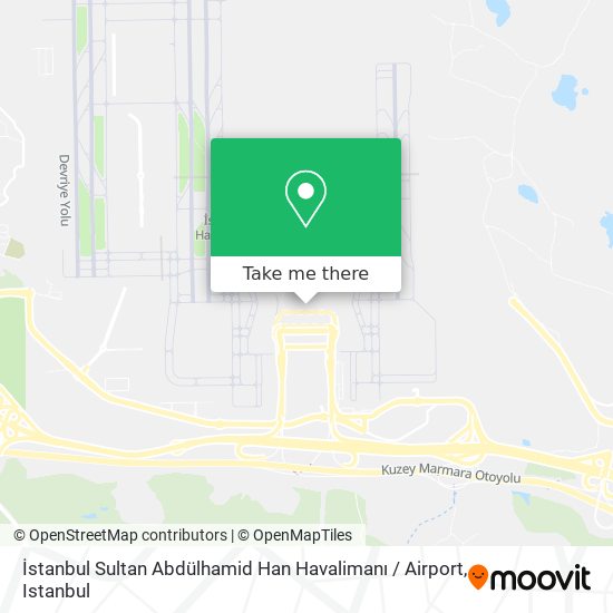 İstanbul Sultan Abdülhamid Han Havalimanı / Airport map