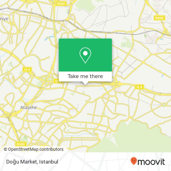 Doğu Market map