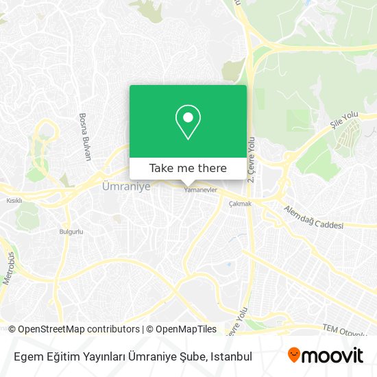 Egem Eğitim Yayınları Ümraniye Şube map