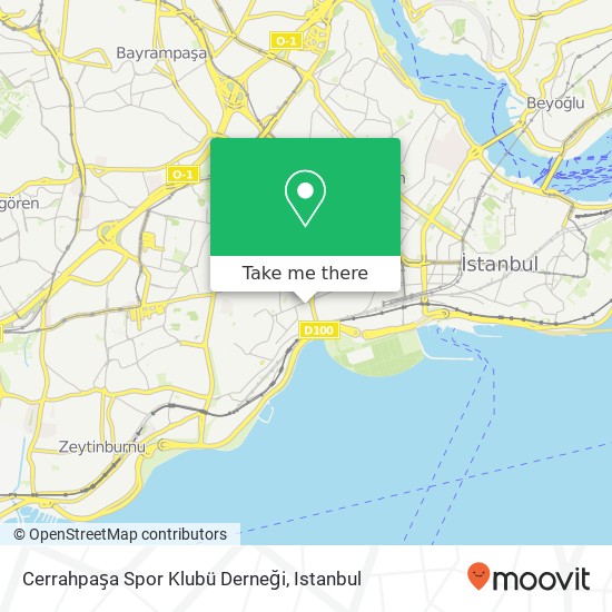 Cerrahpaşa Spor Klubü Derneği map