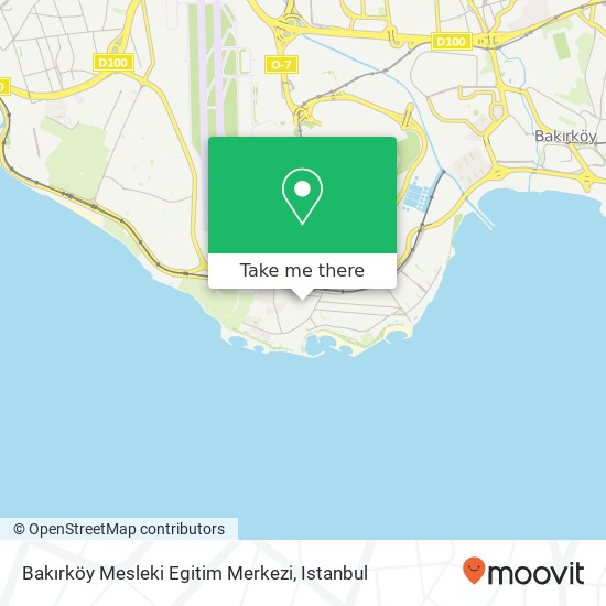 Bakırköy Mesleki Egitim Merkezi map