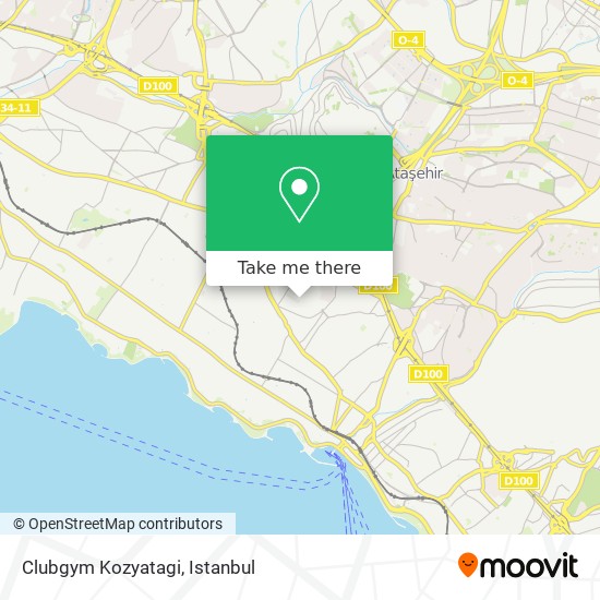 Clubgym Kozyatagi map