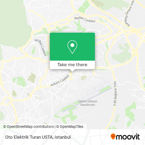 Oto Elektrik Turan USTA map
