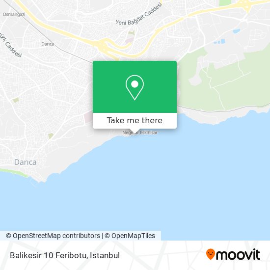 Balikesir 10 Feribotu map