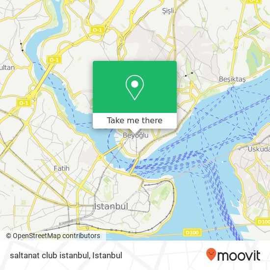 saltanat club istanbul map