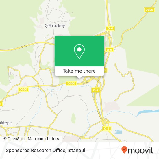 Sponsored Research Office map