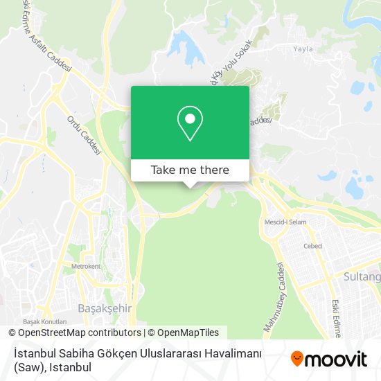 İstanbul Sabiha Gökçen Uluslararası Havalimanı (Saw) map