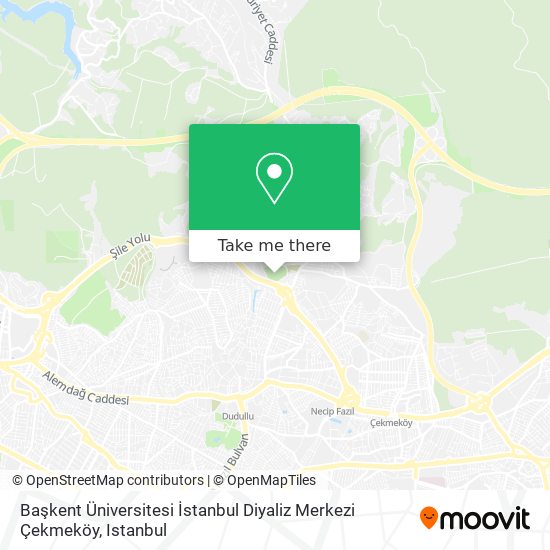 Başkent Üniversitesi İstanbul Diyaliz Merkezi Çekmeköy map