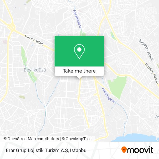 Erar Grup Lojistik Turizm A.Ş map