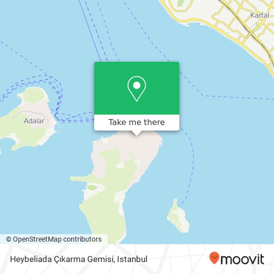 Heybeliada Çıkarma Gemisi map