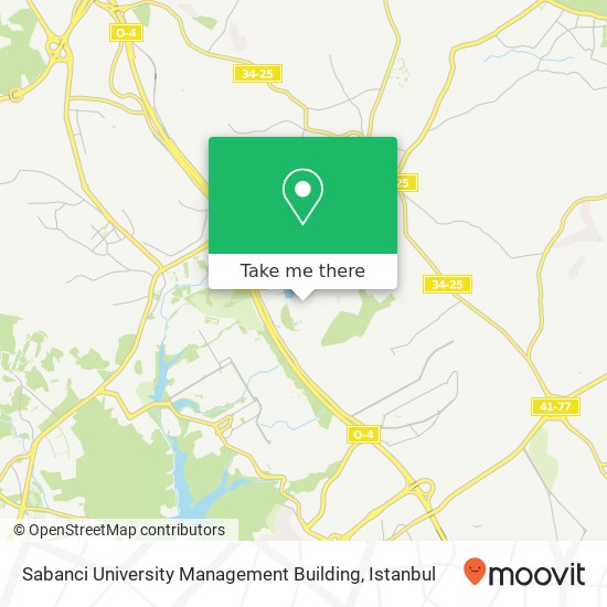Sabanci University Management Building map