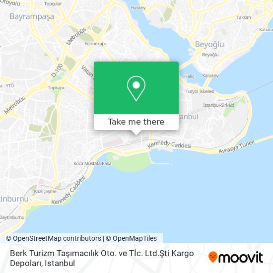 Berk Turizm Taşımacılık Oto. ve Tİc. Ltd.Şti Kargo Depoları map
