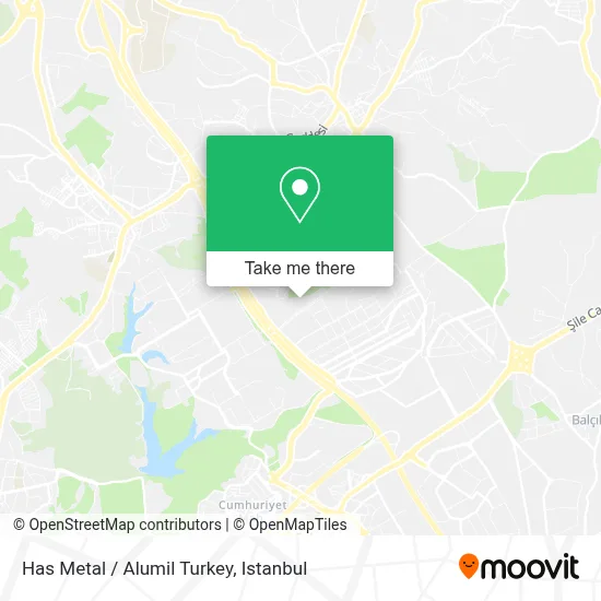 Has Metal / Alumil Turkey map
