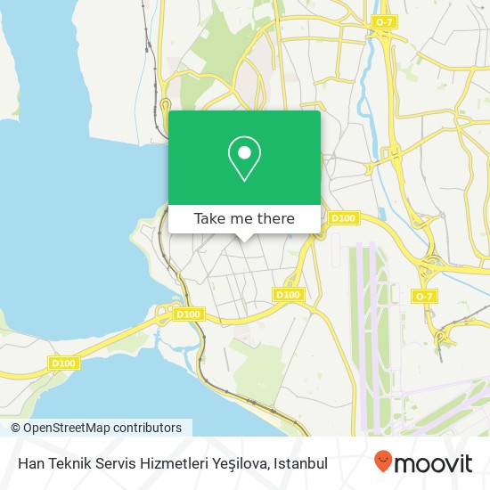 Han Teknik Servis Hizmetleri Yeşilova map