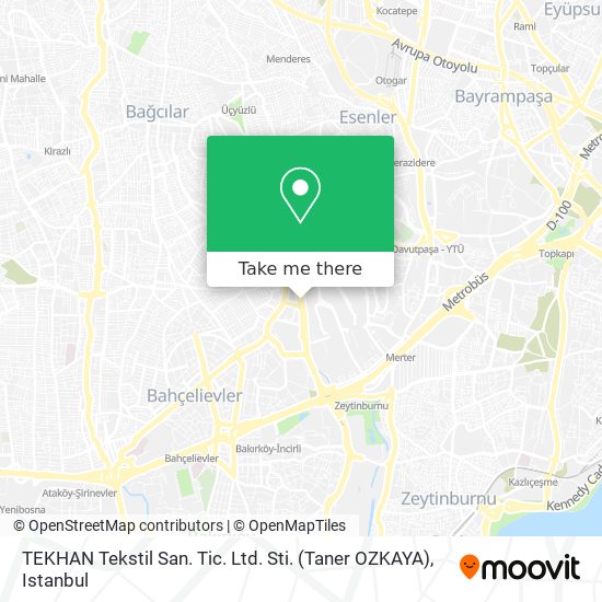 TEKHAN Tekstil San. Tic. Ltd. Sti. (Taner OZKAYA) map