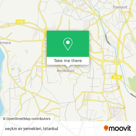 seçkin ev yemekleri map