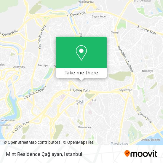 Mint Residence Çağlayan map