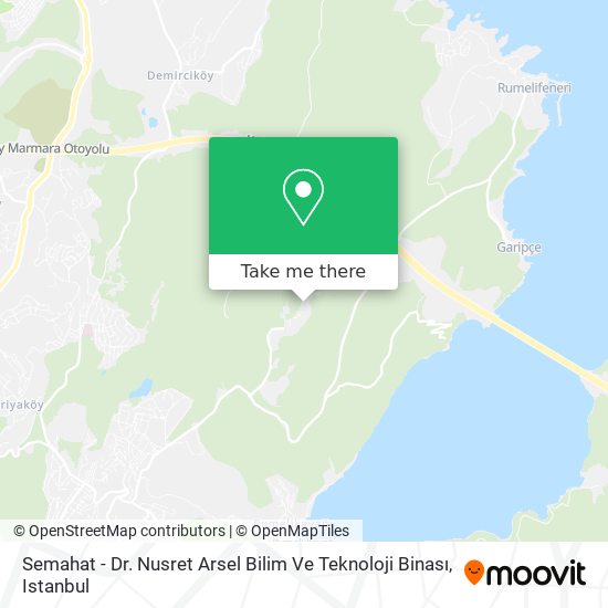 Semahat - Dr. Nusret Arsel Bilim Ve Teknoloji Binası map
