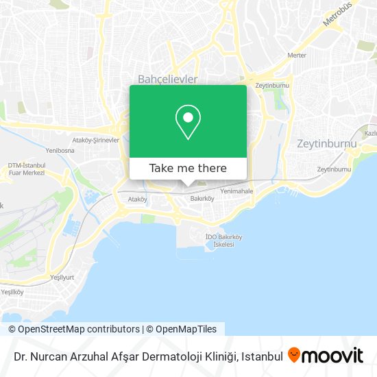 Dr. Nurcan Arzuhal Afşar Dermatoloji Kliniği map