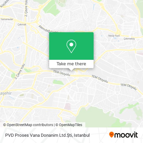 PVD Proses Vana Donanim Ltd.Şti map